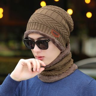 Sét Khăn ống + Mũ Len Lót lông