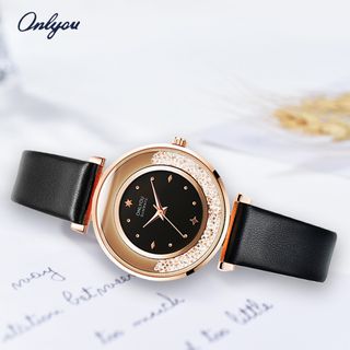 Đồng hồ Nữ ONLYOU 50063LB Dây Da