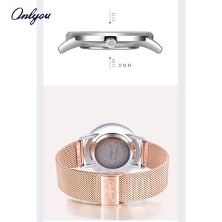 Đồng hồ Nam ONLYOU 328036GA Dây Lưới