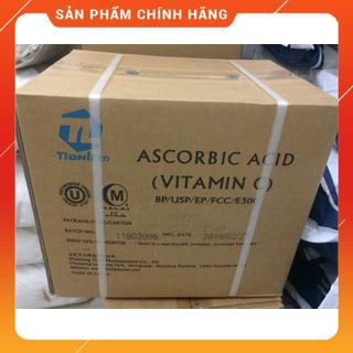 VITAMIN C 99% - Hỗ trợ miễn dịch, tăng sức đề kháng cho tôm [thùng 25kg] giá sỉ