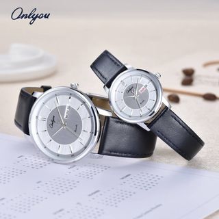 Đồng hồ Nam ONLYOU 328005GD Dây Da