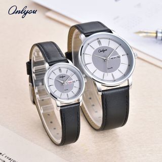 Đồng hồ Nam ONLYOU 328005GD Dây Da