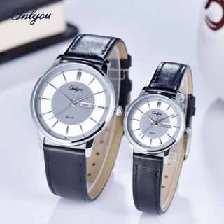 Đồng hồ Nam ONLYOU 328005GD Dây Da