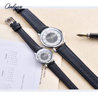 Đồng hồ Nam ONLYOU 328005GD Dây Da