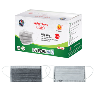 Khẩu Trang Y Tế 4 Lớp Asia - Hàng Việt Nam Cao
