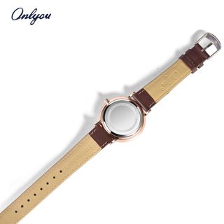 Đồng hồ Nam ONLYOU 328060GD Dây Da