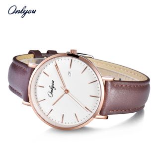 Đồng hồ Nam ONLYOU 328060GD Dây Da