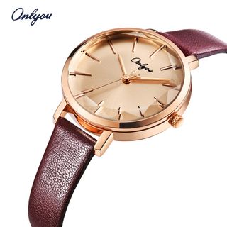 Đồng hồ Nữ ONLYOU 328008LH Dây Da