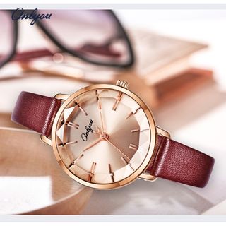 Đồng hồ Nữ ONLYOU 328008LH Dây Da