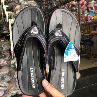 Dép xỏ ngón tông kẹp nam eva siêu nhẹ, quai da dù asia bền đẹp