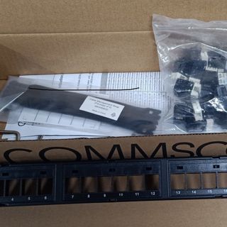 Pacth panel 24 cổng Commscope mẫu mới Cat5 Cat6
