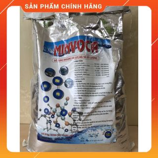 Khoáng núi lửa MINVOCA - khoáng tổng hợp minvoca - khoáng tạt bao 10kg giá sỉ