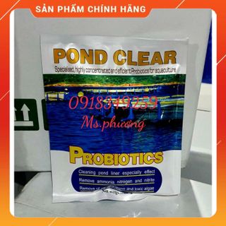 Vi sinh xử lý nhớt bạt, cắt tảo, khử khí độc POND CLEAR - pond clear túi 227g ( 5 túi ) giá sỉ