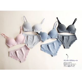 Bộ Lót Nâng Ngực Áo Không Gọng Cotton Cao Cấp ACT01