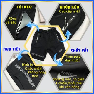 Quần short đùi nam thể thao đẹp cao cấp Q23 [XƯỞNG SX GỐC] có size lớn big size
