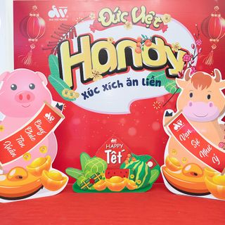 Xúc Xích Tiệt Trùng Handy ĐỨC VIỆT, Xúc xích tiệt trùng vị bò 35gr. Thùng 20 gói