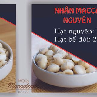 250g Macca Đắk Lắk nhân - Túi Zip