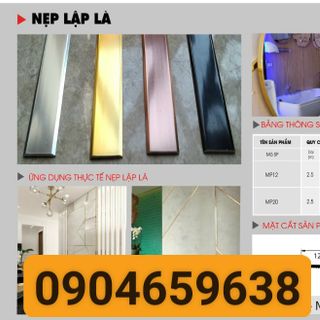 nẹp inox,nẹp nhôm,nẹp trang trí,nẹp đồng,nẹp góc ,nẹp chống trơn đà nẵng