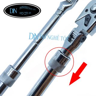 CẦN LẮC léo tự động đảo chiều 3/8" cán tăng 28-38cm