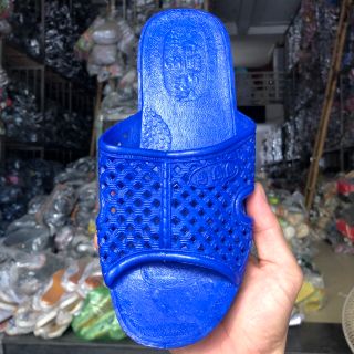 dép tổ ong xanh đi trong nhà tắm, nhựa pvc dẻo nhẹ thông thoáng chân giá rẻ