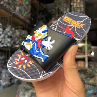 Dép trẻ em bé trai siêu nhân người nhện Spider Man, nhựa cao su dẻo chống thấm nước 108 giá rẻ