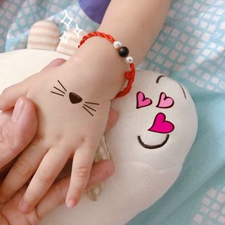 Vòng chỉ đỏ mix bạc và trầm