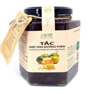 TẮC MẬT ONG ĐƯỜNG PHÈN 950G [THÙNG 6 HỦ]
