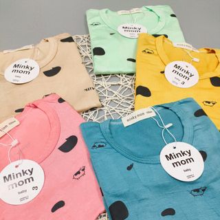 Đồ bộ trẻ em - Bộ bò sữa Minky Mom cho bé.
