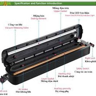 Máy HútMáy hút Chân Không Thực Phẩm Vacuum Sealer