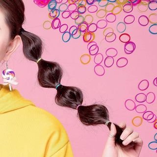 Set 1000 Thun Cột Tóc Cho Bé Gái