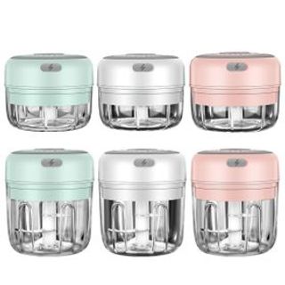 Máy Xay Tỏi Ớt Cầm Tay Mini Sạc Điện 100ml 250ml Tiện Lợi Cổng cắm USb Mẫu mới