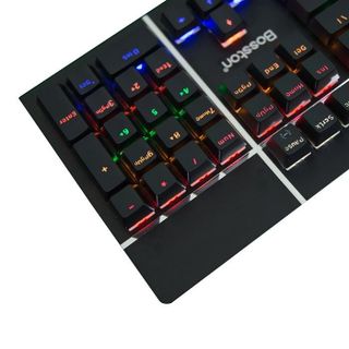 KB BOSSTON MK 918 Phím Cơ Chuyên GAME USB Có LED trên mỗi Switch LED nền và LED chữ Có 10 Chế Độ LED. BH 1 Đổi 1