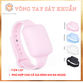 Vòng Tay Diệt Khuẩn Đựng Dung Dịch Sát Khuẩn, Rửa tay Nhanh | Dành cho người lớn & trẻ em giá sỉ