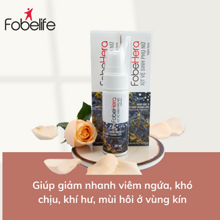 Xịt vệ sinh Phụ Nữ ngăn ngừa viêm nhiễm- Fobe Hera-Chai 50ml