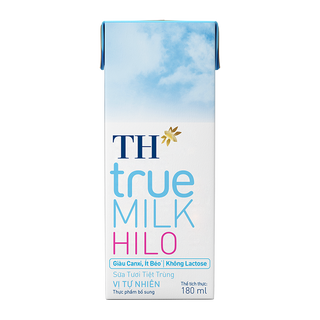 Sữa tươi tiệt trùng TH True Milk Hilo 180ml (thùng 48 hộp) giá sỉ