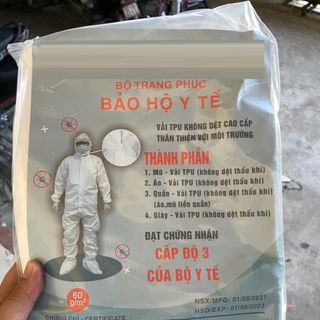 ĐỒ BẢO HỘ Y TẾ LV3 - Ép chân không - giá tốt nhất