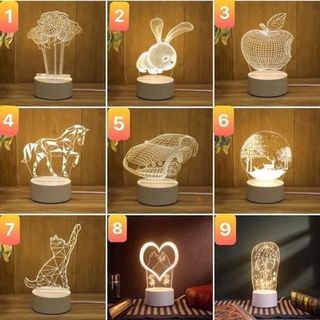 Đèn ngủ 3d về hàng tiếp