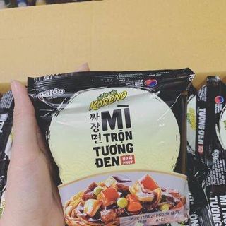 Mì trộn tương đen Hàn Quốc Koreno Paldo - Mì tương đen Koreno Jjajangmen, gói 78g