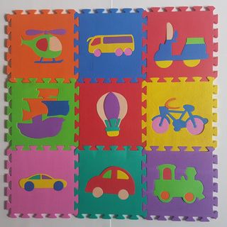 Thảm xốp hình phương tiện (30x30x1cm)