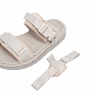 Giày Sandal Nam Nữ YANKI Quai Ngang Streetstyle YK278 - TRẮNG KEM