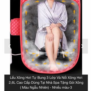 Lều Xông Hơi 3 Lớp Và Nồi Xông Hơi 2,6L Cao Cấp Dùng Tại Nhà Spa phân phối bởi Công Ty TNHH Quốc Tế Đan- Dan Organic Mart