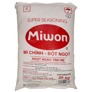 Bột ngọt Miwon bao xá 25kg/B (cánh lớn L) giá sỉ