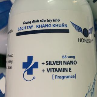 Dung dịch rửa tay khô diệt khuẩn HONESTY chai 100ML - 500ML