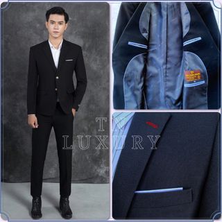 Áo vest nam dáng trẻ màu đen .. có bán áo không hoặc cả bộ