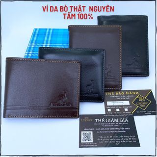 Ví nam da bò 100 % bảo hành hai năm