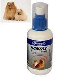 HANTOX SPRAY XỊT TRỊ VE , RẬN, BỌ CHÉT TRÊN CHÓ