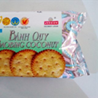 Bánh Quy Bạc Tròn Baobing Coconut gói 170 g Thùng 40 gói giá sỉ