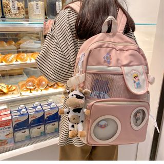 [ORDER-742] BALO ĐI HỌC MICA LƯỚI NHIỀU NGĂN CHỐNG THẤM ( KHÔNG KÈM STICKER )