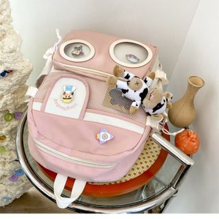 [ORDER-742] BALO ĐI HỌC MICA LƯỚI NHIỀU NGĂN CHỐNG THẤM ( KHÔNG KÈM STICKER )