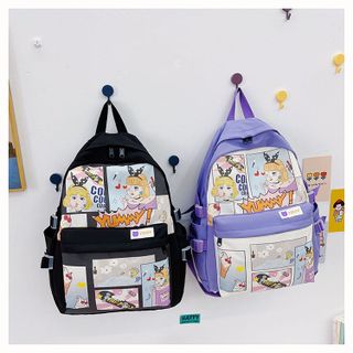 [ORDER-Y65881] BALO ĐI HỌC HỌA TIẾT ULZAANG CHỐNG THẤM TỐT